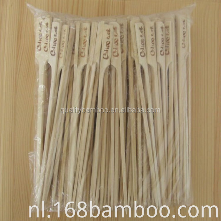 Opp bags package for bamboo paddle skewer